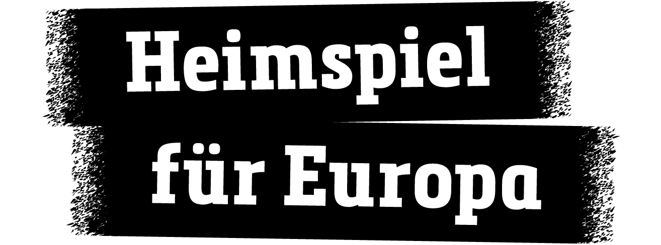UEFA Claim Heimspiel Europa 2zeilig schwarz RGB RZ